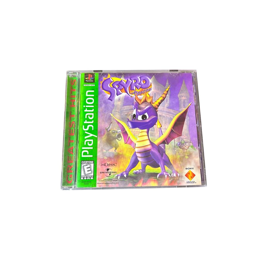 Spyro the Dragon Greatest Hits PlayStation PS1 CIB w/ Inserts - Tested, Working